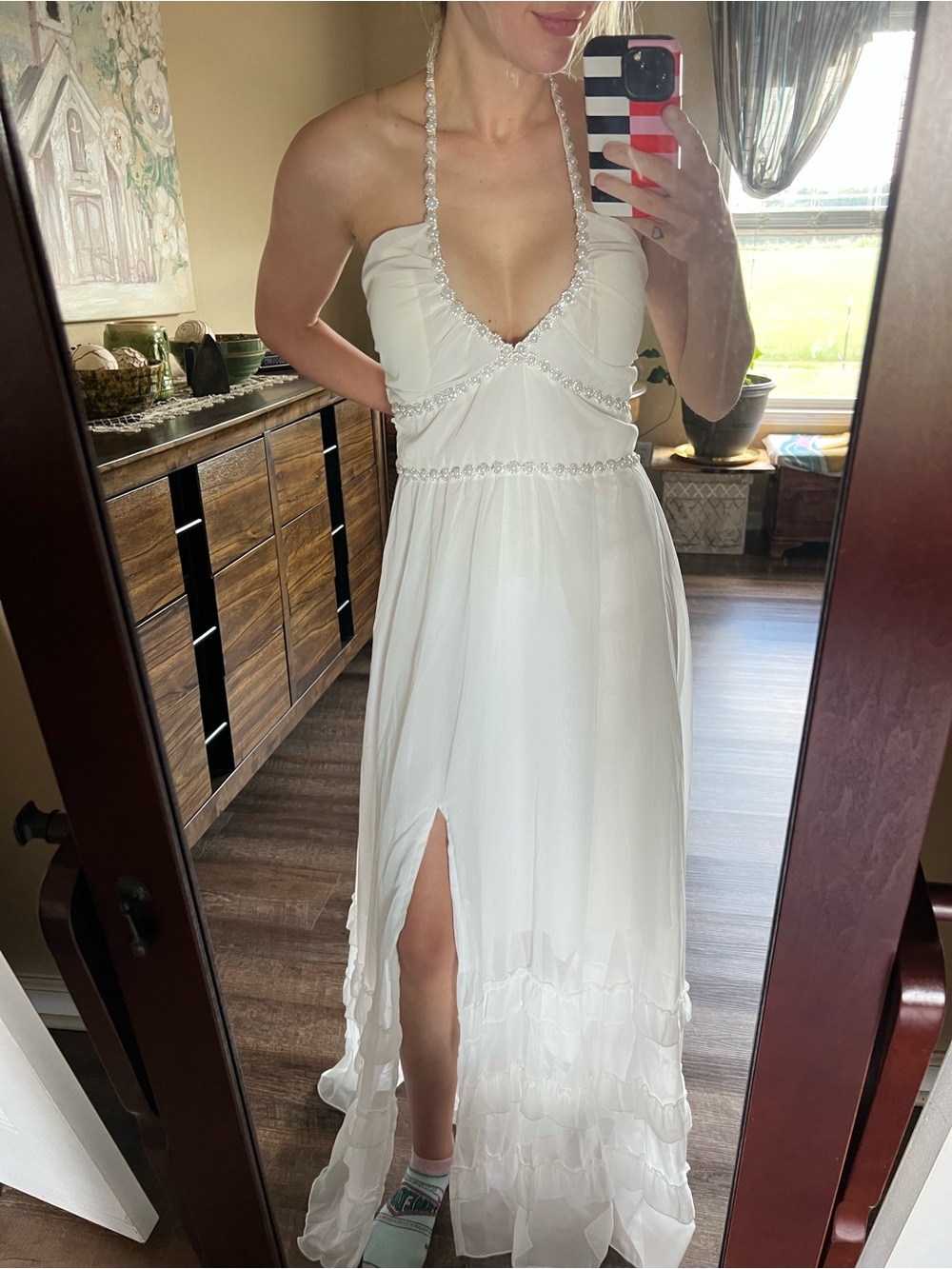Lauren’s label white dress